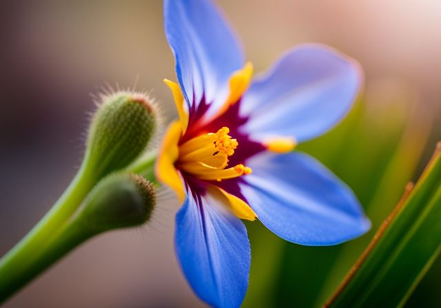 A vibrant flower blooming in a lush garden.