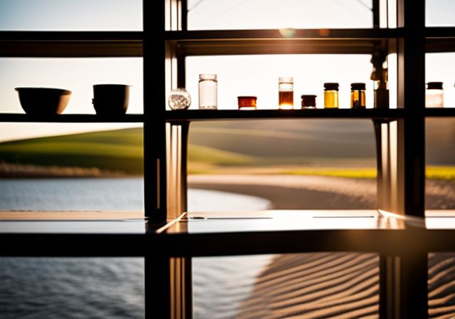 A variety of fertility supplements arranged in a natural setting.